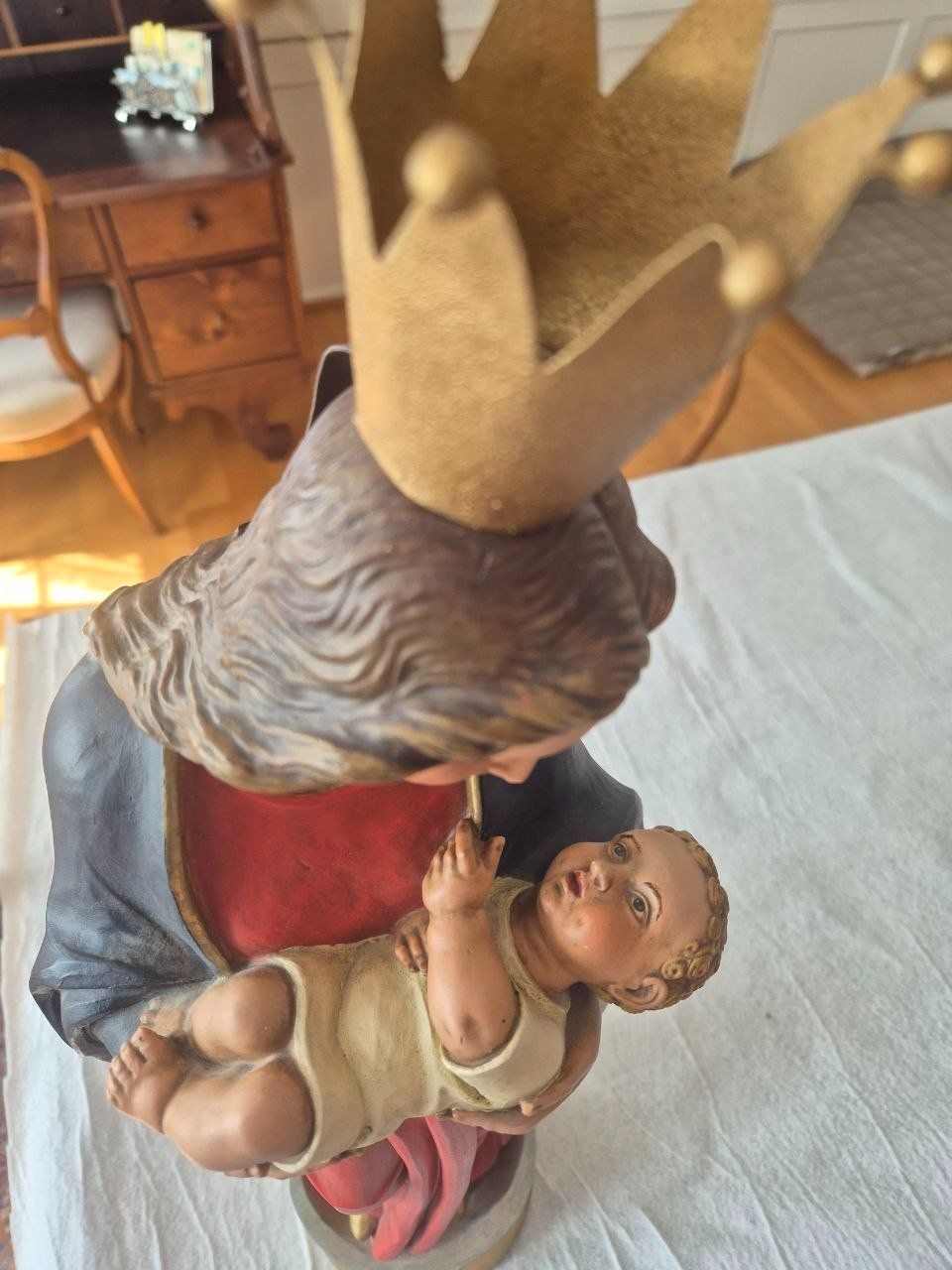 Figurines: Maria ca.1940 mit Jesuskind – D'occasion à Speicher par Ramtha1 3