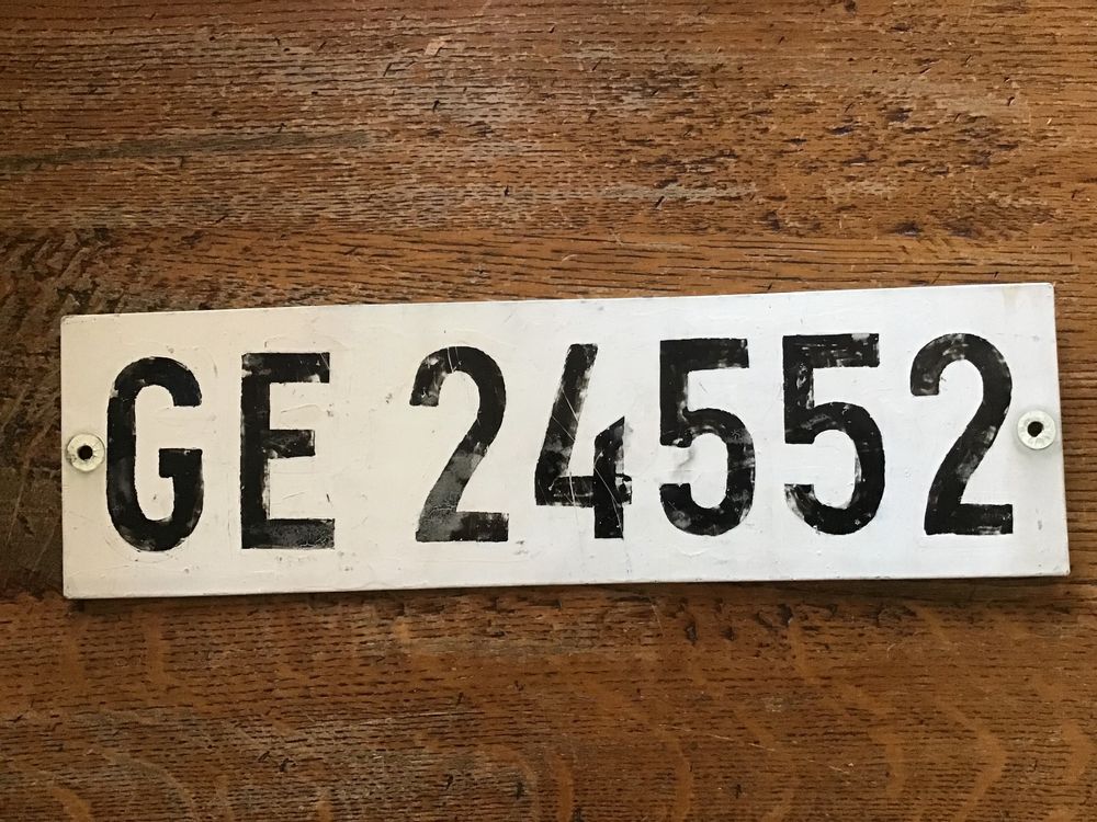 Bizarre plaque voiture immatriculation Genève Kaufen auf Ricardo