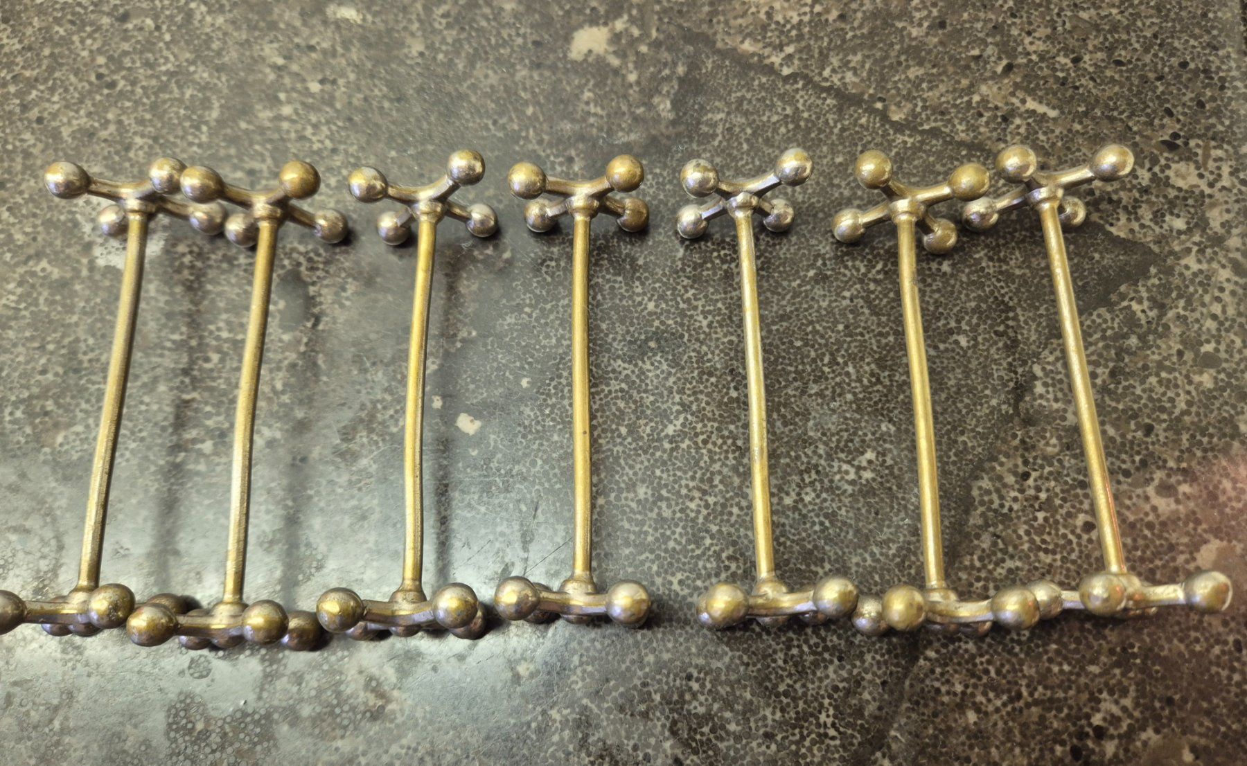 Set di posate: Vintage Besteckhalter, Messerhalter, 7 Stk, – Usato da Bern venduto da aronari 2
