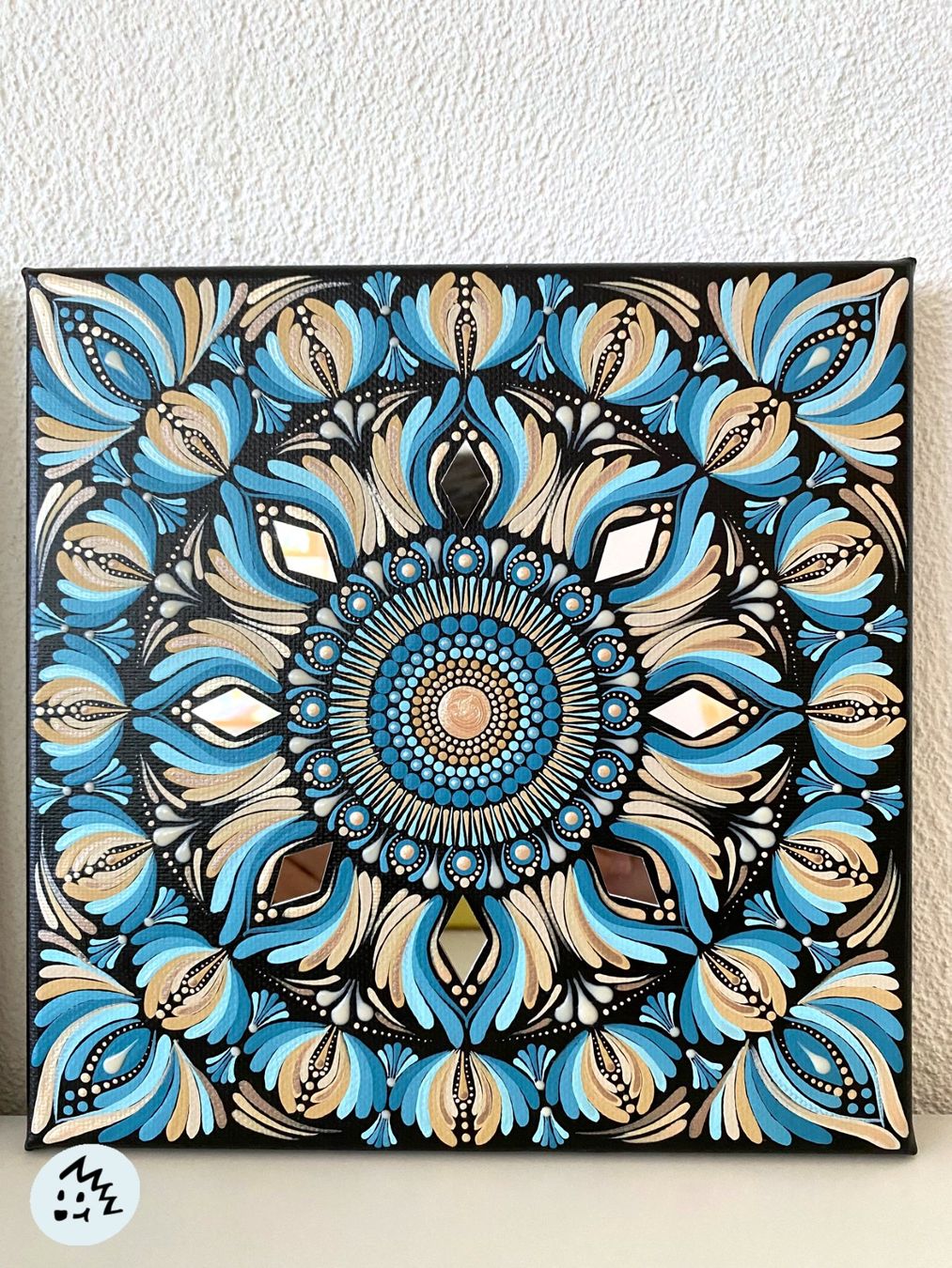 Foto & Immagini: Mandala Bild auf Leinwand, Bild, Dekoration, Geschenk – Nuovo e nell'imballaggio originale da Fanas venduto da Omibia 1