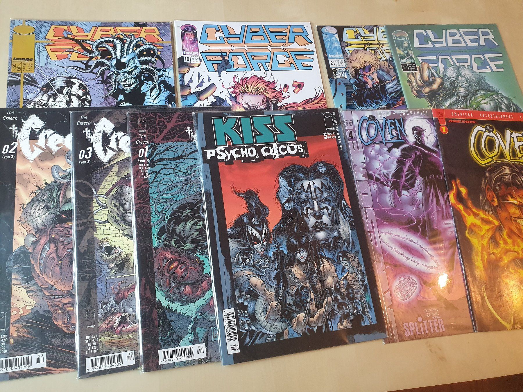 Comics: Comic Sammlung Deutsch Kiss Coven Creech Cyber Force – Gebraucht aus Stansstad von collectorsshop 5