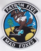 Badge - Patron Five "Mad Foxes" VP-5 (S)
