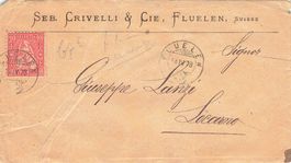 Flüelen (UR) – Seb. Crivelli & Cie., Lettera commerciale