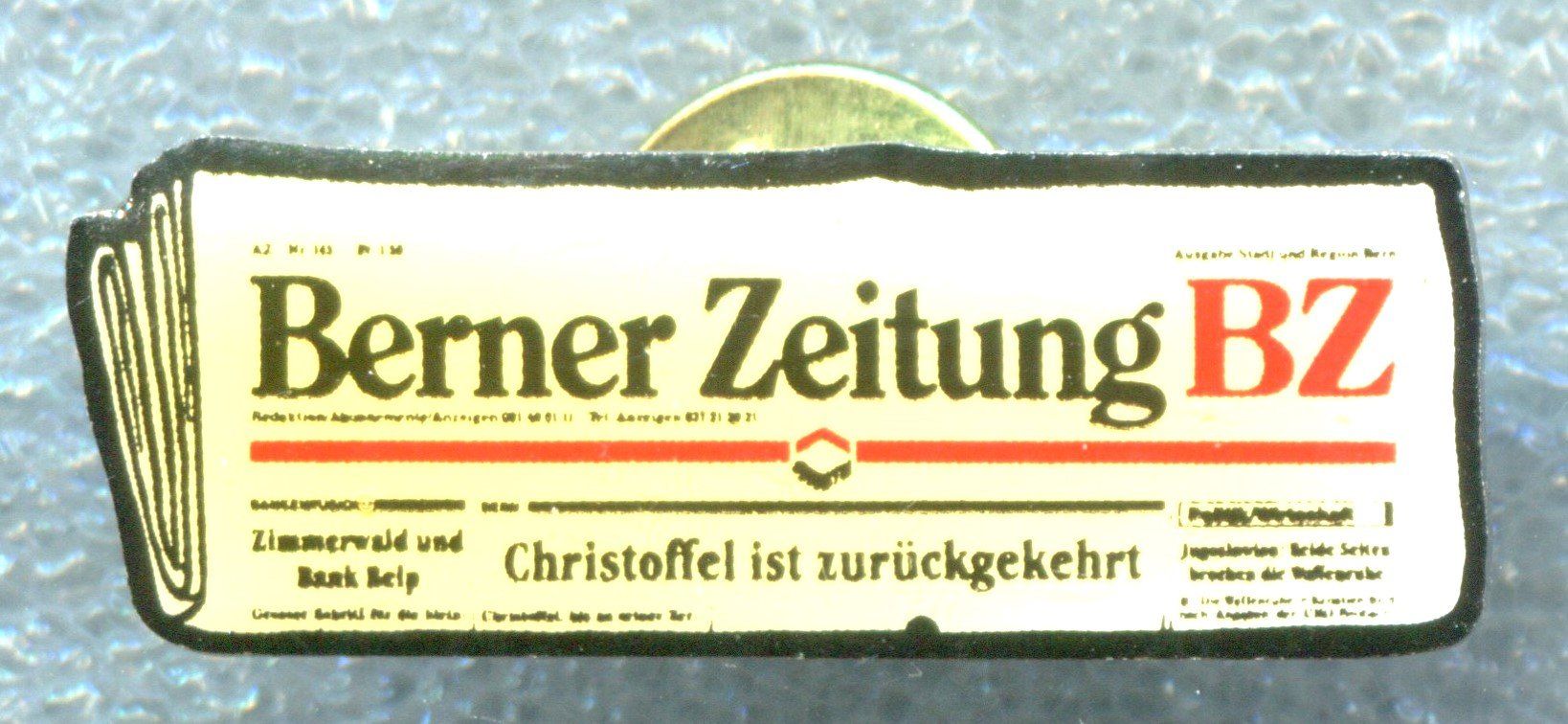 Placchette & Badge: BZ Berner Zeitung – Usato da Winterthur venduto da Sammleroase