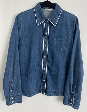 Maje Jeanshemd blau Grösse 3