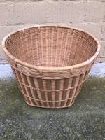 Vintage orig. CHINA Natur Bambus Korb Übertopf / Cachepot