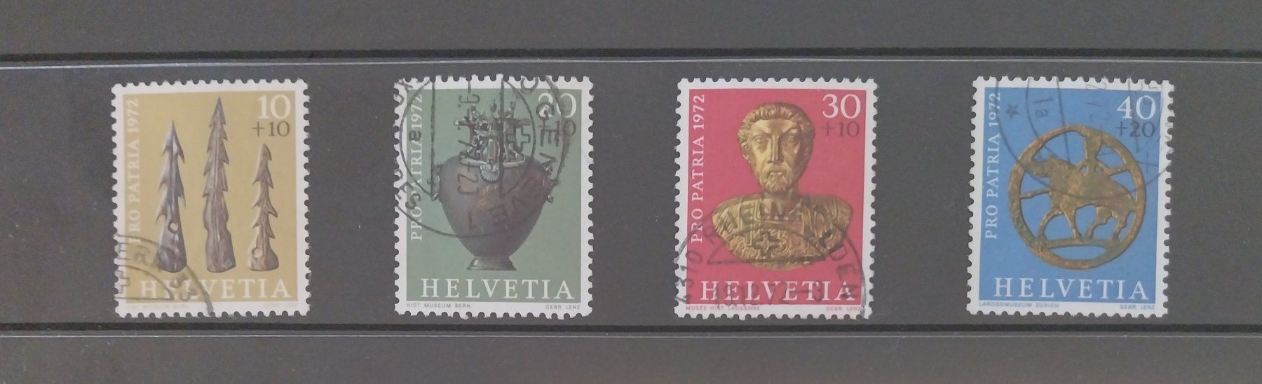 Tutti i francobolli: Timbres ProPatria 1972 – Usato da Bussigny venduto da jaqual