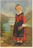 Bündner Tracht, Künstler, 1940