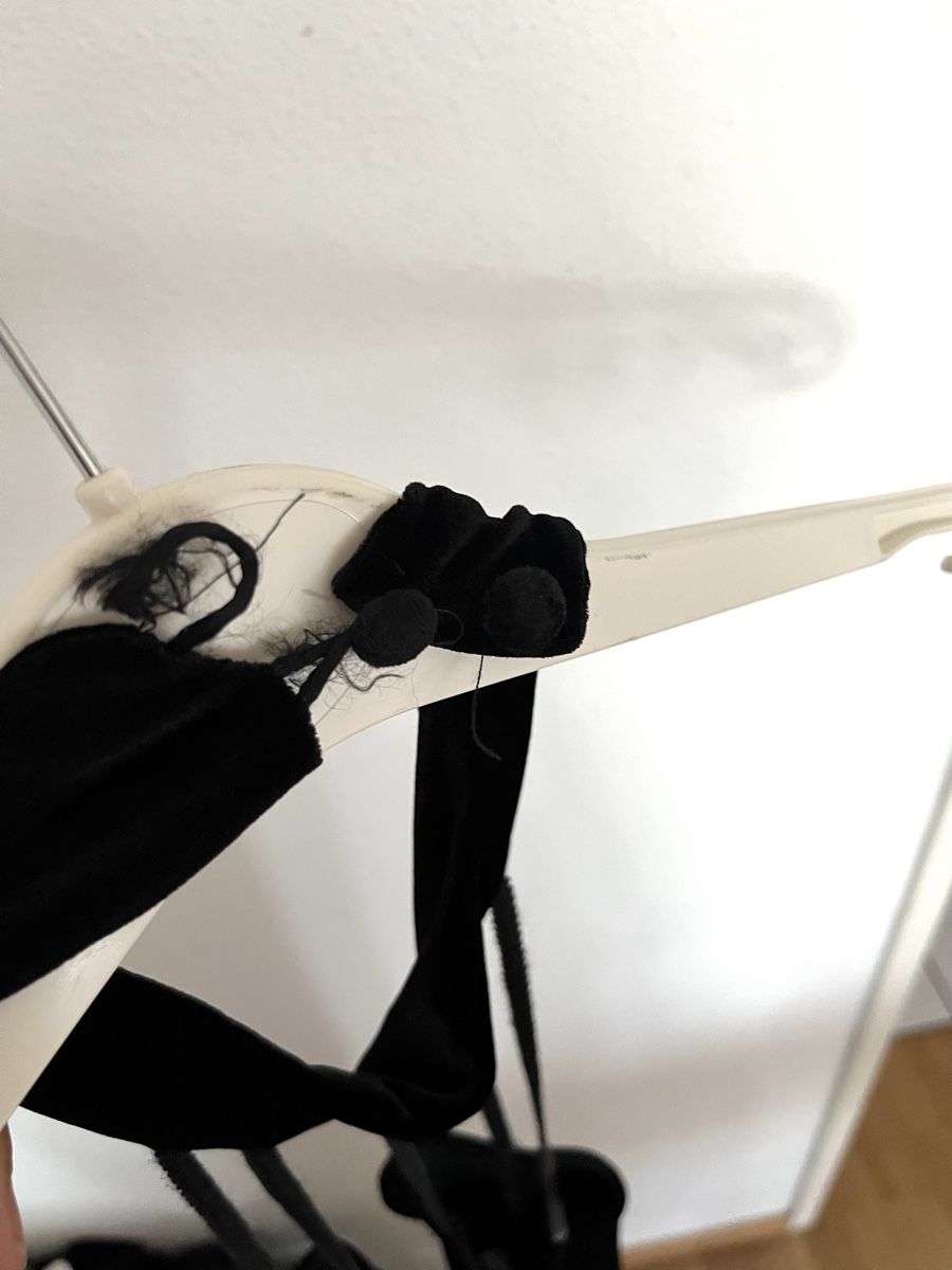 Tally Weijl Vestiti: Exklusives Schwarzes Samtkleid mit Netz-Einsatz - Grösse S – Usato da Basel venduto da JJ.Elena 7