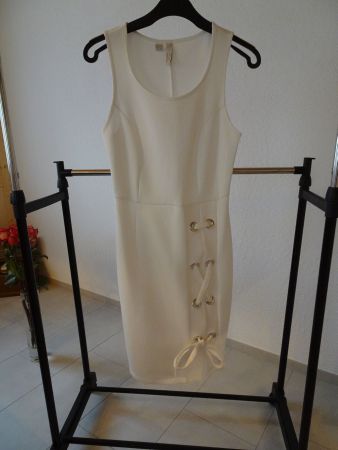 Mega Bodyflirt Kleid weiss Gr. 32/34 / XS - 220422