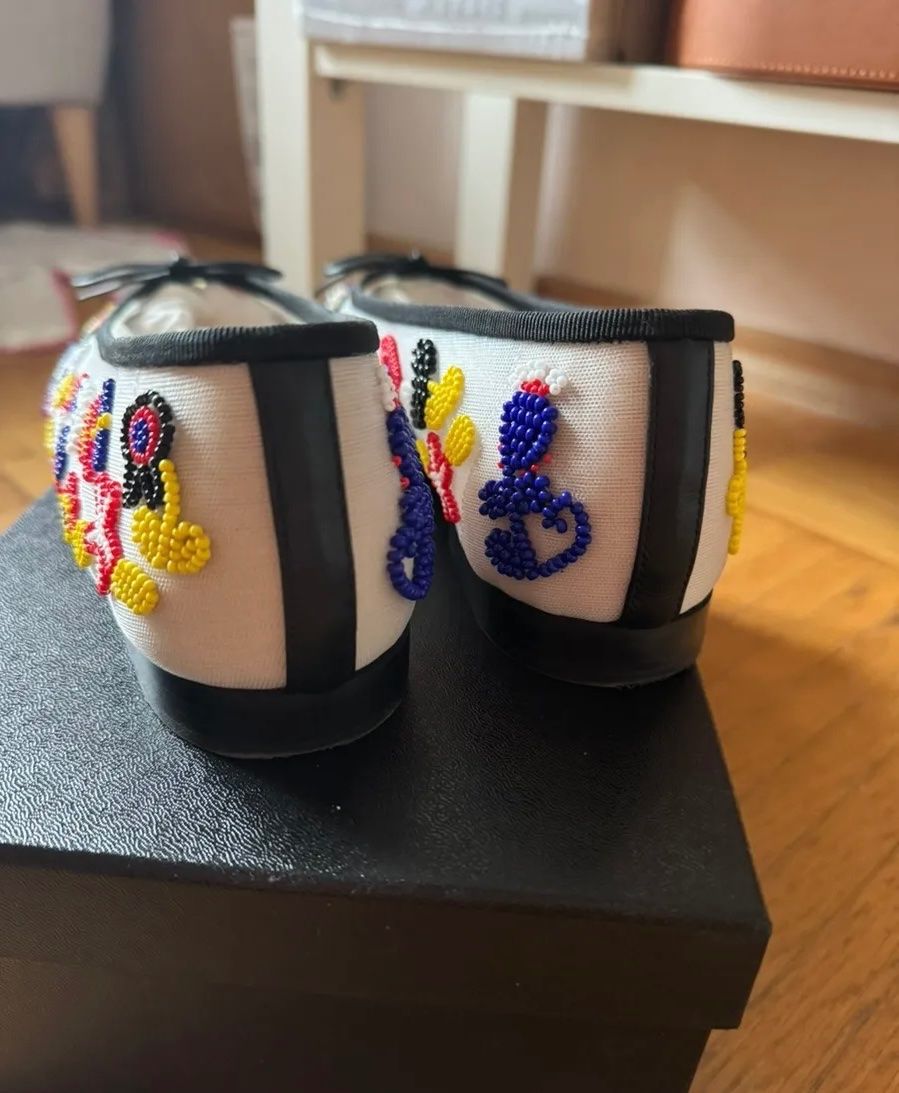 Chanel Scarpe da donna: Chanel Coco Beach Ballerinas, Gr. 37.5 – Nuovo (secondo la descrizione) da Triesen venduto da atos87 6