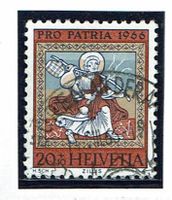 Pro Patria B130 oblit. variété 2.01 oeil sur la joue