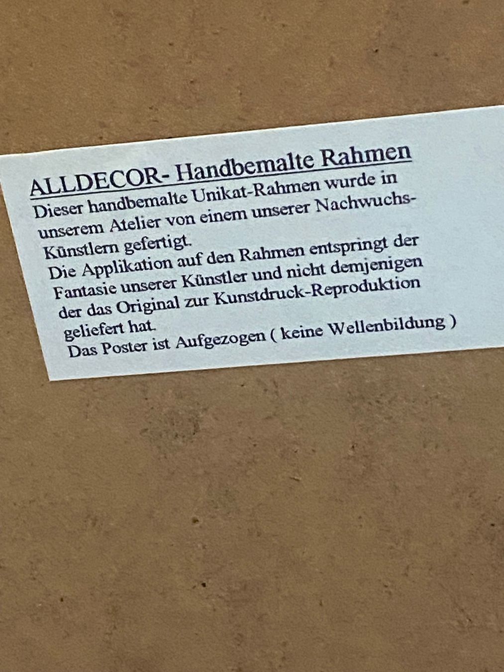 Foto & Immagini: Plakat Keith Haring 1991 mit bemaltem Rahmen – Usato da solothurn venduto da soko75 7