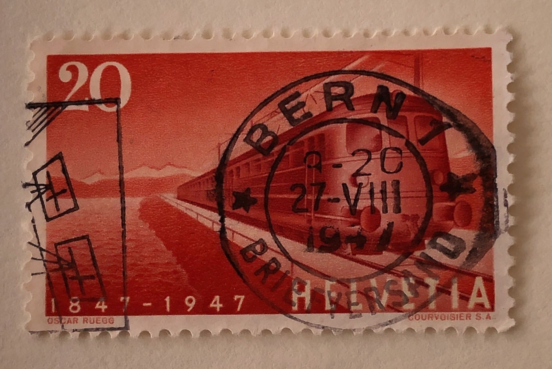 Tutti i francobolli: Nr.279 Gottthardschnellzug  Stempel    – Usato da Aarau venduto da Billa007