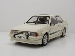 Ford Escort III RS Turbo 1984 RHD weiss     1:18 von SunStar
