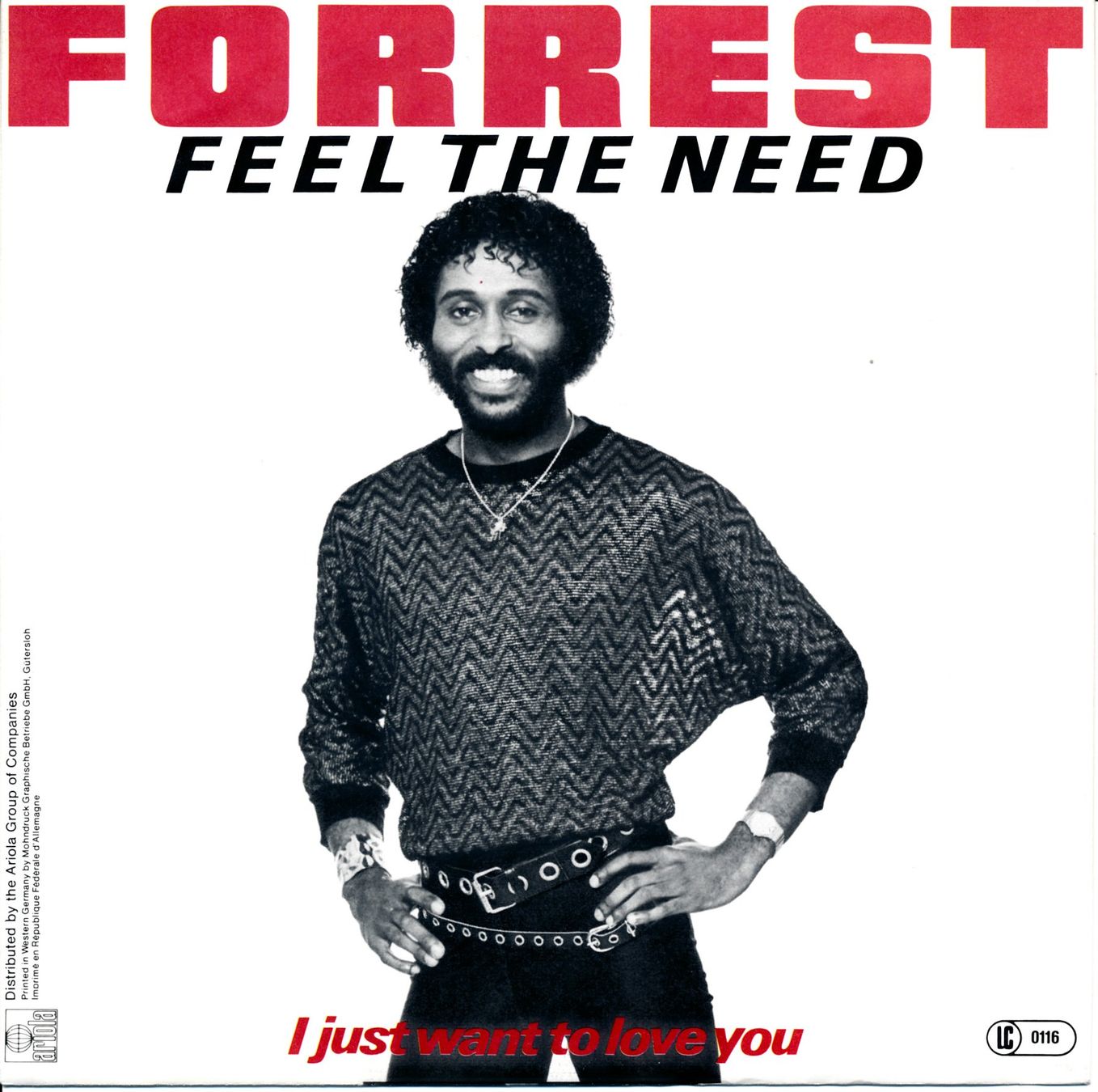 Dischi in vinile: FORREST - FEEL THE NEED (7'' Vinyl Single NM) – Usato da Hedingen venduto da Studers 1