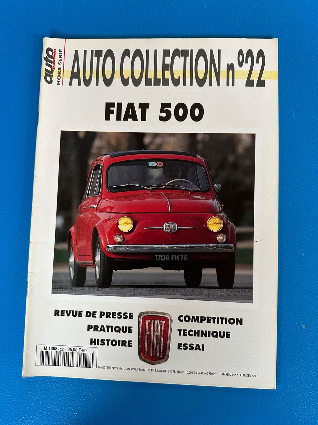 Riviste & Magazine: Heft , Fiat 500  , Auto - Passion  1994 , Oldtimer – Usato da Boswil venduto da pavo1
