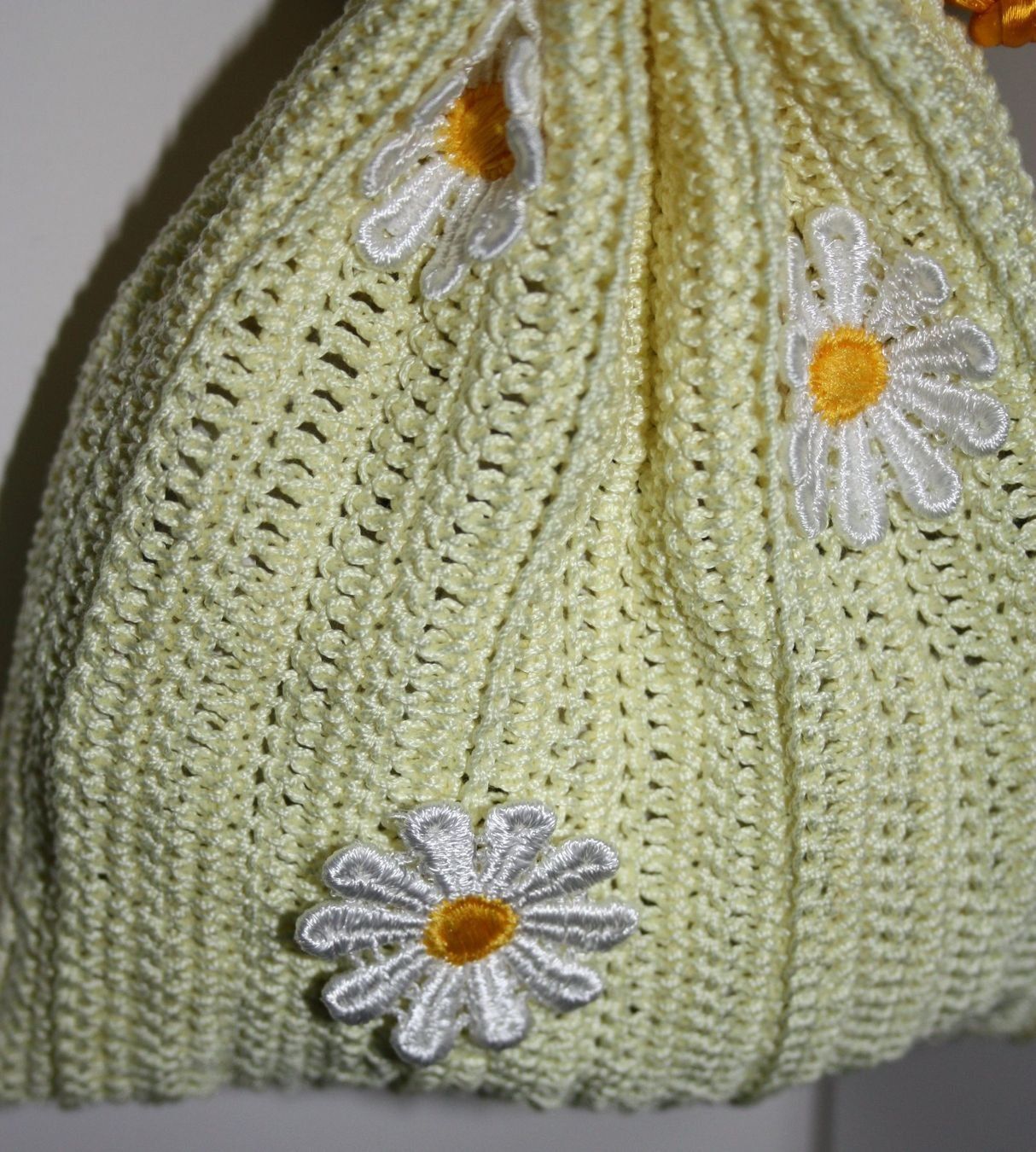 Borse: Handtasche Beuteltasche gelb mit Blumen NEU – Nuovo (secondo la descrizione) da Flüelen venduto da Diversicum-HandMade 2