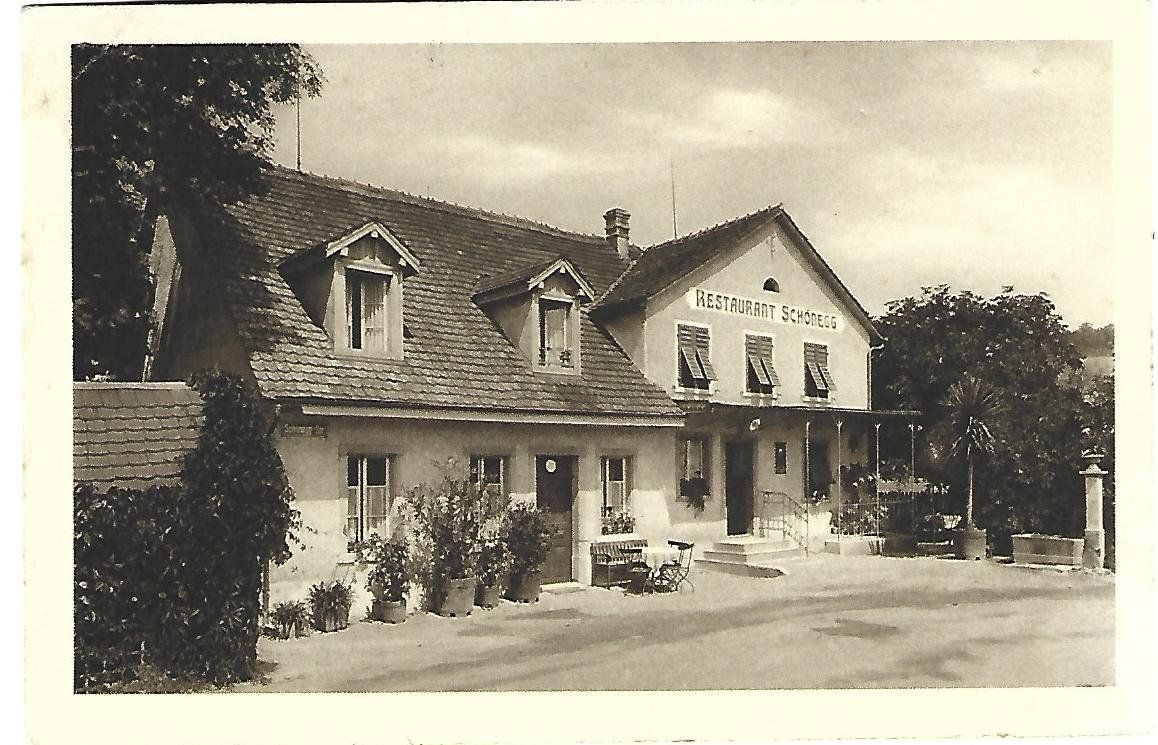 Ansichtskarten: Restaurant Schönegg Brugg – Gebraucht aus Wetzikon ZH von Brulu100