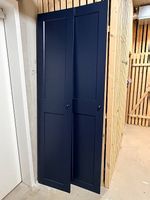 2 portes bleues pour armoire Ikea Pax 236cm