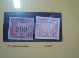 Abart SBB-Marke2.-, ohne Eindruck **, 1940