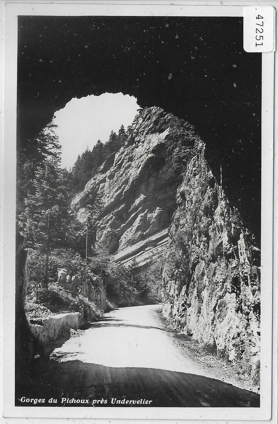 Cartes postales: Gorges du Pichoux pres Undervelier – D'occasion à Ettingen par Kartenplanet