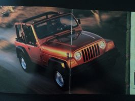 Prospekt Jeep Wrangler Freedom und Cherokee Freedom 2001