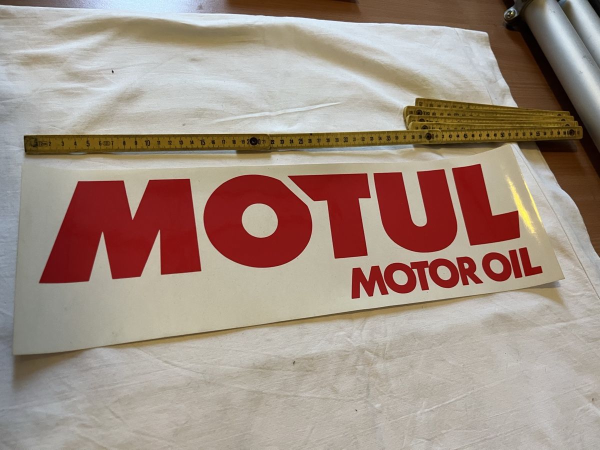 Motul Autocollants: Motul Sticker Vintage Gross – Neuf (Voir description) à bretzwil par nightflasher