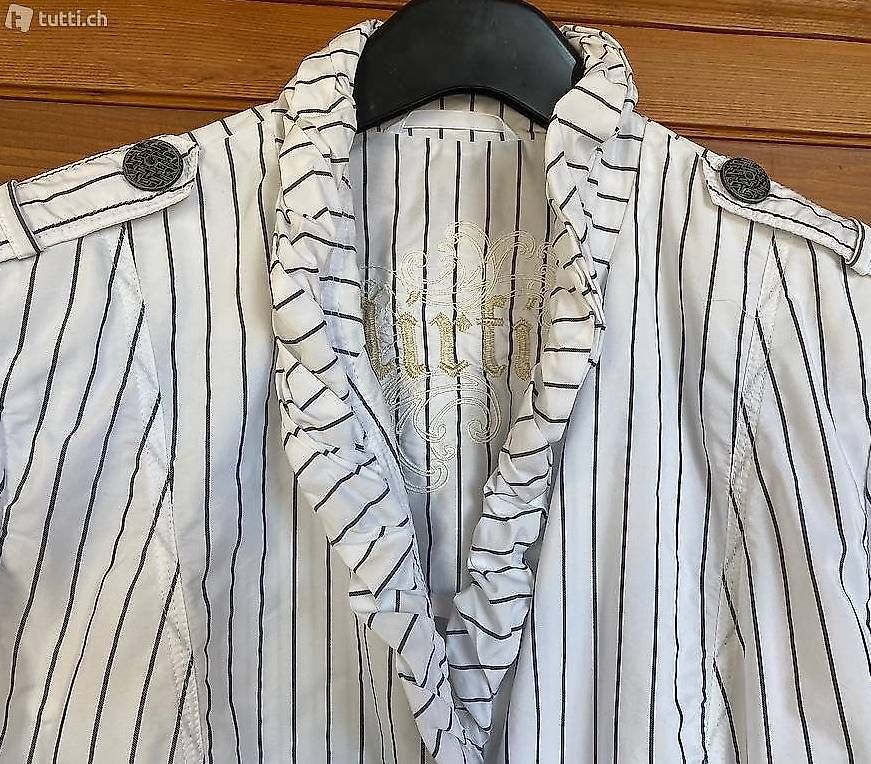 Airfield Jacken: Airfield Blazer Weis/grau gestreift Gr. 38 – Neu (gemäss Beschreibung) aus Thun von urs_p58q 1