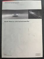 Audi Selbststudienprogramm 619 Matrix LED Scheinwerfer 