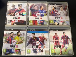 Lot Fifa 09 Fifa 10 Fifa 11 Fifa 12 Fifa 14 Fifa 15 PS2