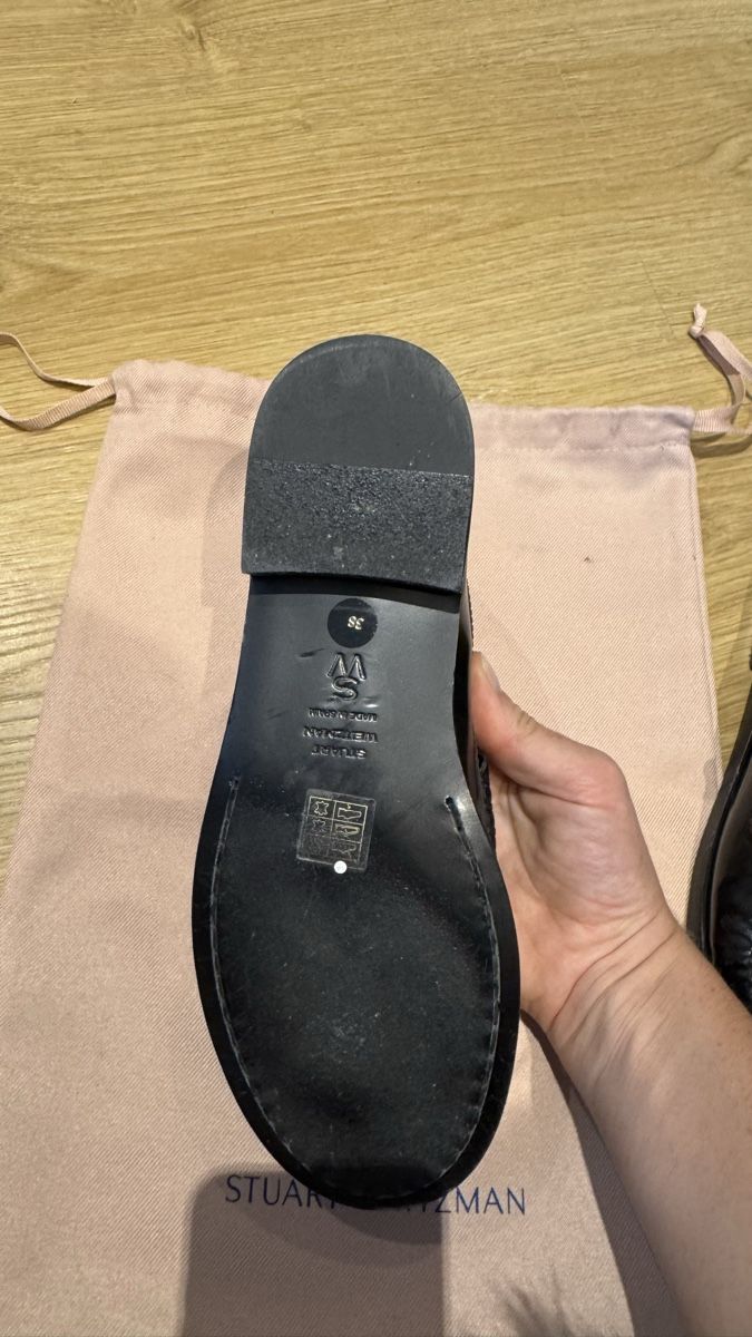Stuart Weitzman Scarpe da donna: Stuart Weitzman Black Loafers – Usato da Dinhard venduto da emi_6jdk 2