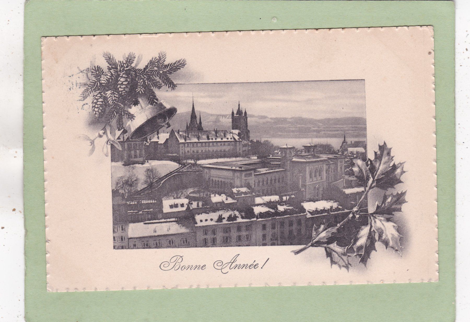 Cartoline postali: Lausanne Bonne Année 1913 – Usato da Herisau venduto da Lisegrat2008