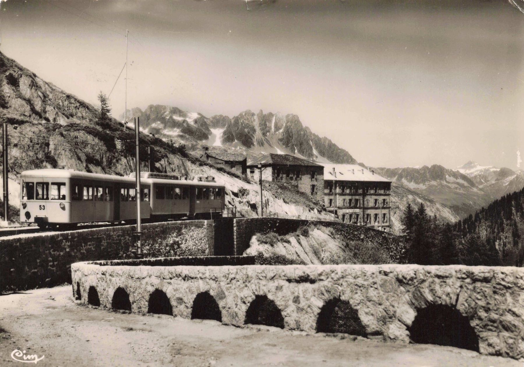 Cartoline postali: Chamonix hte Savoie Eisenbahn G – Usato da Biasca venduto da Blenio71