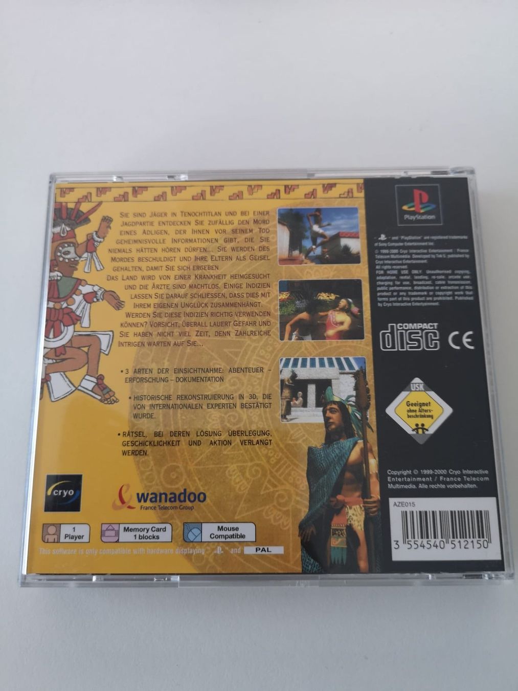 Giochi: Der Fluch der Azteken (PS1) – Usato da Herisau venduto da Seyashop1 2