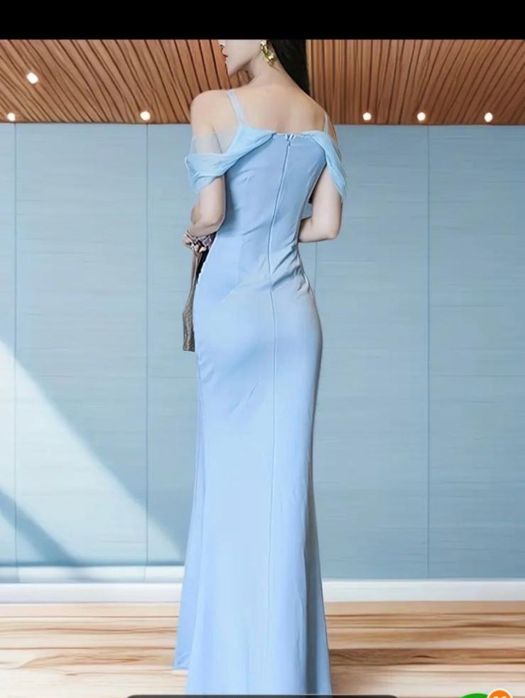 Vestiti: Hellblaues Abendkleid, Grösse M, neuwertig – Nuovo (secondo la descrizione) da Agno venduto da me_me_me 3