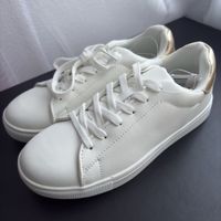 Basket blanches doré