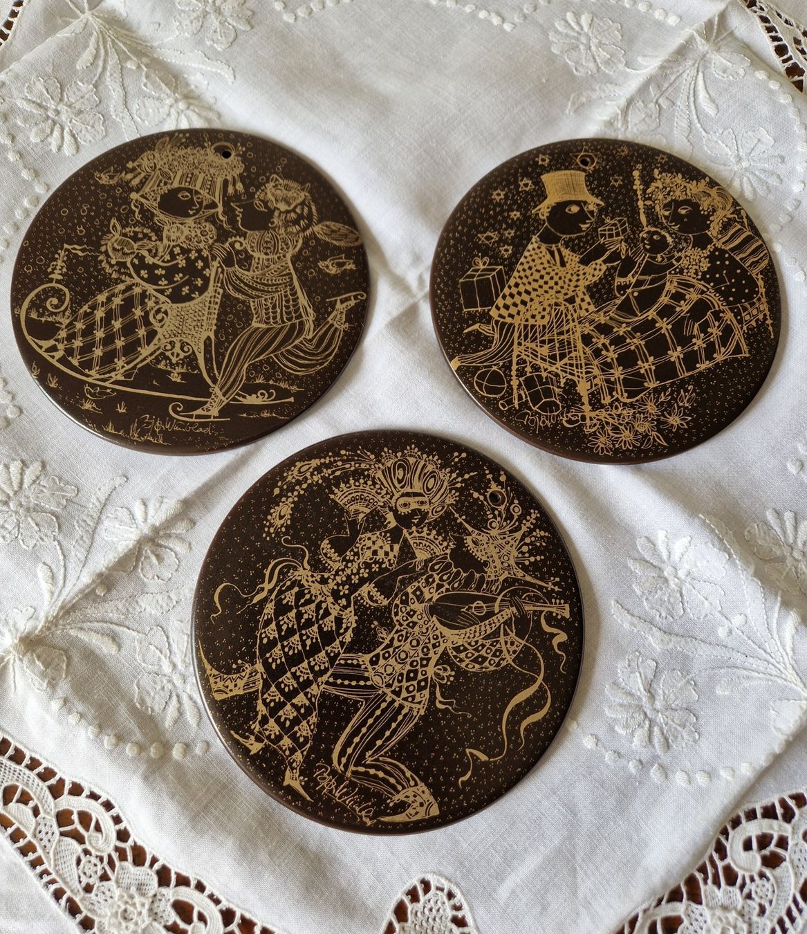 Rosenthal Teller: Björn Wiinblad Wandplatten/Wandteller – Neu (gemäss Beschreibung) aus Bern von Antikbatik