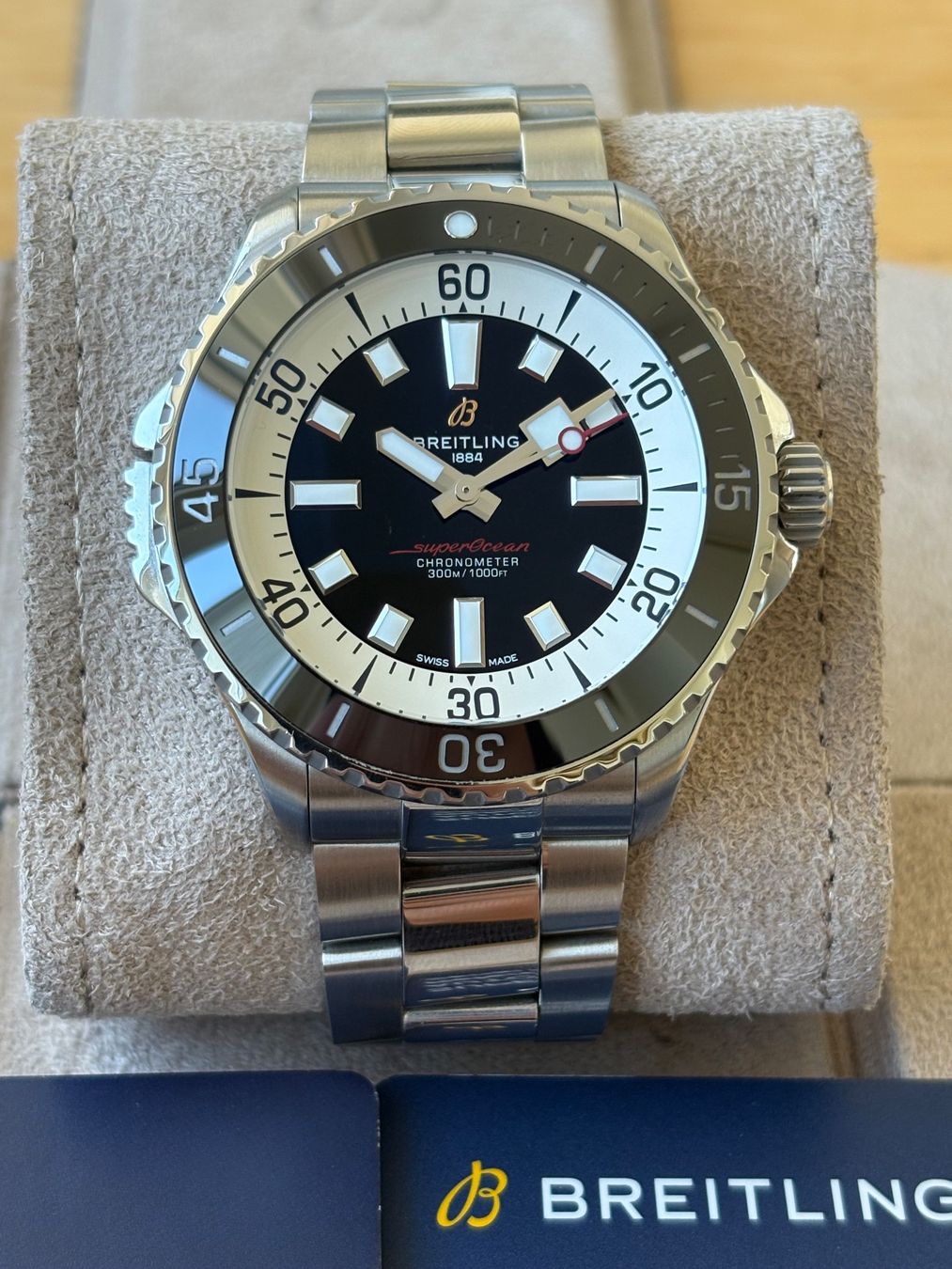 Breitling Orologi: Breitling Superocean Automatic 46 Fullset – Usato da Birsfelden venduto da Mynos