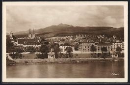 Olten, Ortsansicht mit Fernblick vom Was