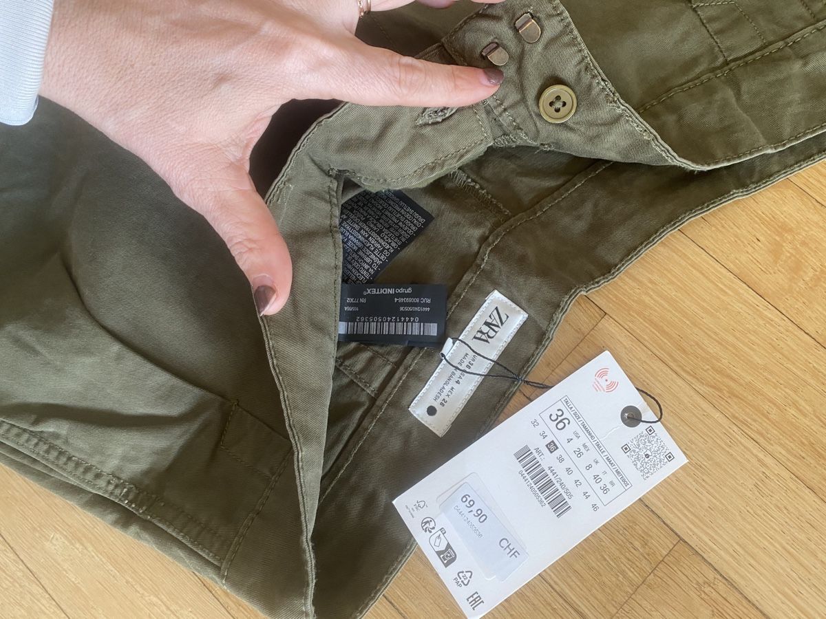 Zara Pantaloni: pantalon kaki zara – Nuovo e nell'imballaggio originale da Versoix venduto da wen_75xm 3