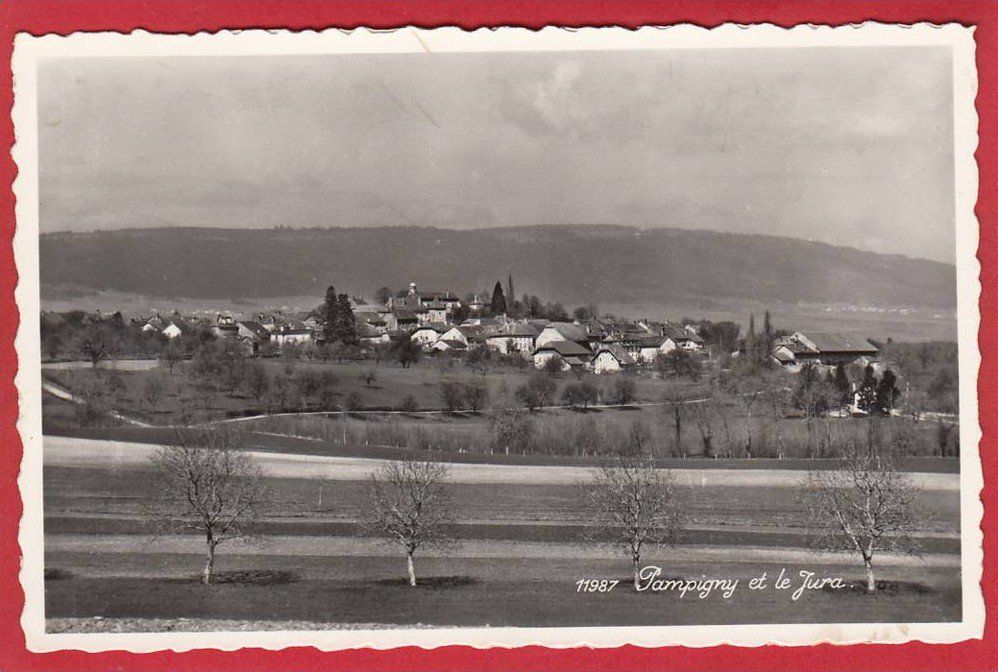 Cartoline postali: PAMPIGNY – Usato da Grüningen venduto da Kartenlaube