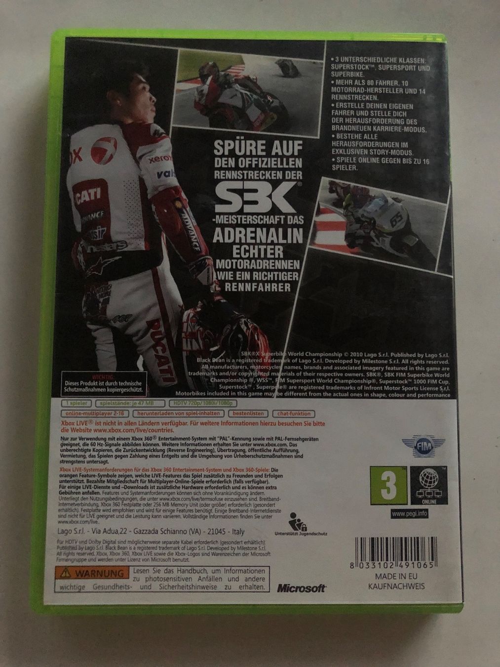 Microsoft Spiele: SBK X für Xbox 360 – Gebraucht aus Kestenholz von Mad18 2