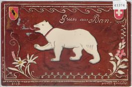 Gruss aus Bern - Lebkuchen-Karte - Litho 1899