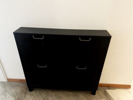 Ikea STÄLL Schuhschrank schwarz
