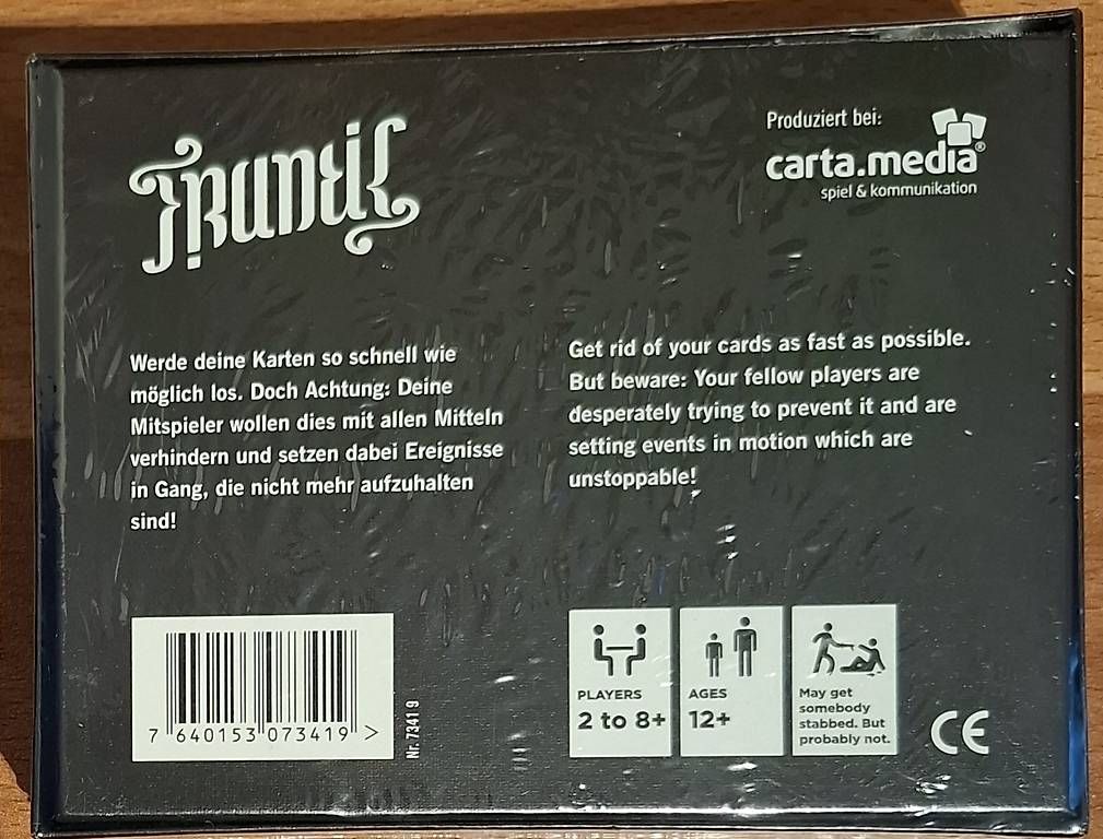 Giochi: Frantic - Gesellschaftsspiel originalverpackt  – Nuovo e nell'imballaggio originale da Niederglatt venduto da naruk24_ 1