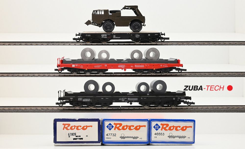 Roco 3x Transportwagen der DB H0 GS mit OVP (Gebraucht) in St. Gallen ...