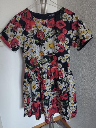 Dolce & Gabbana Kleid mit Blumen Gr. 34