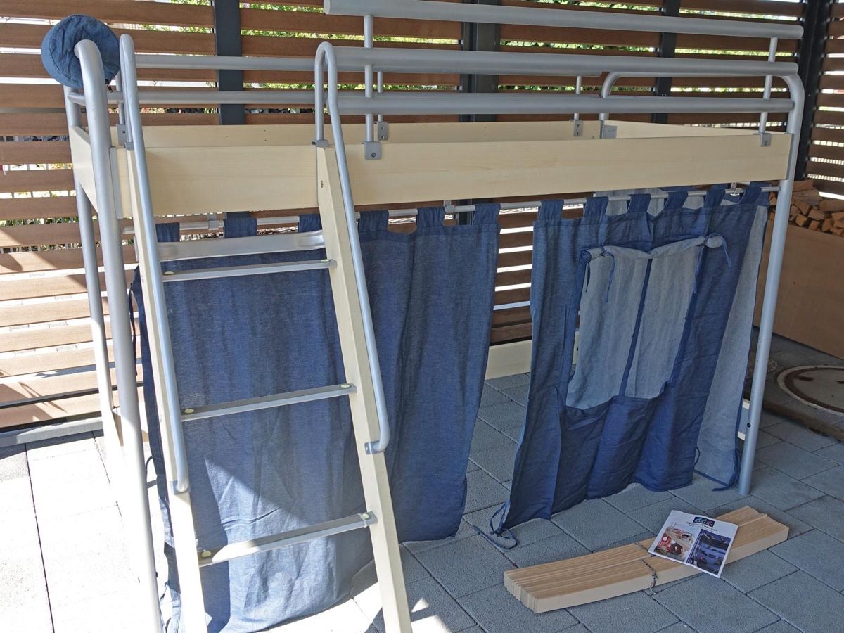 Hasena Betten: Hasena Hochbett Kinder 90x200cm – Gebraucht aus Muhen von melonut04