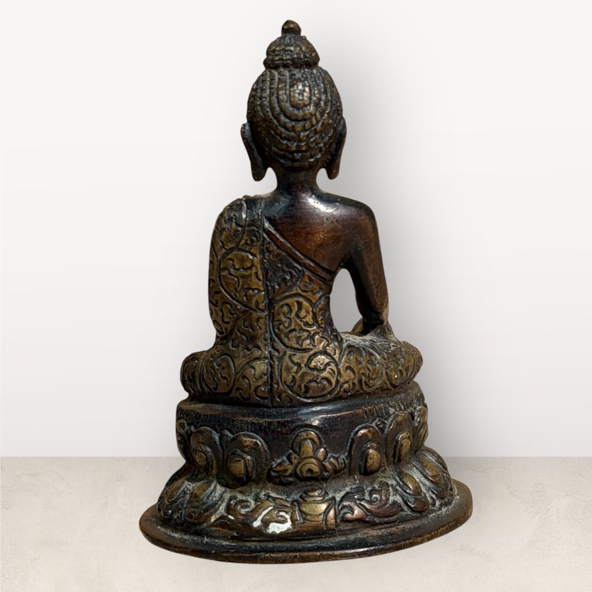 Figuren: Antique Tibetan Buddhism temple Bronze – Gebraucht aus Lausanne von artnouveau04 1